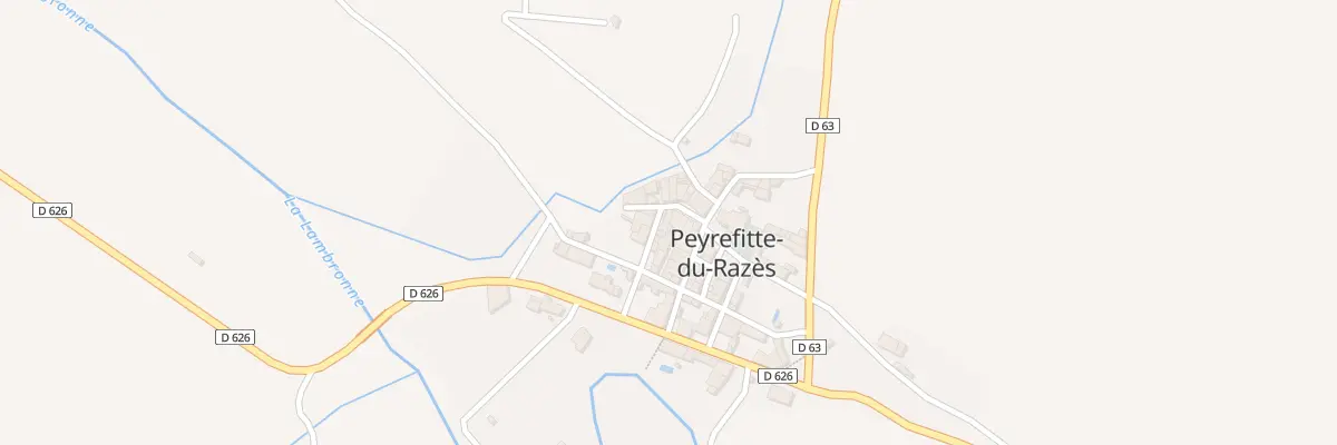 Plan du 16 Le Village à Peyrefitte-du-Razès