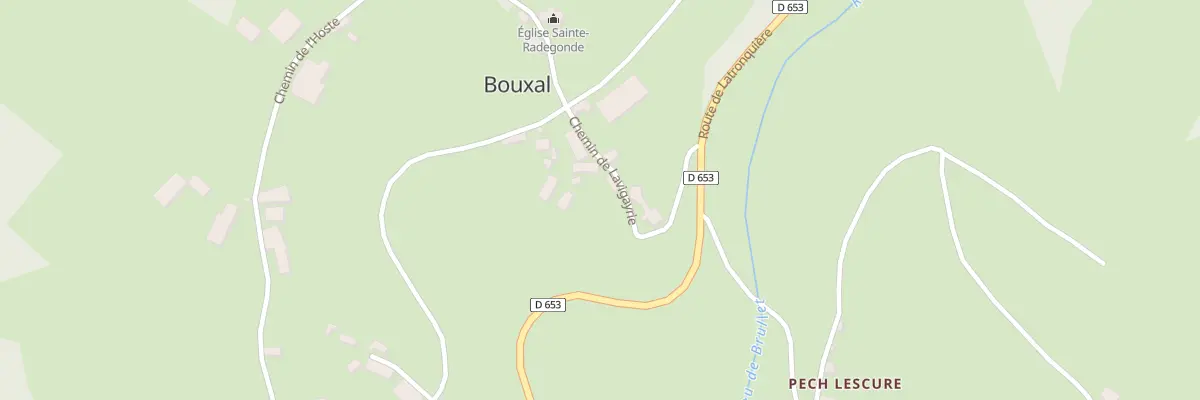 Plan du 42 Bouxal à Montet-et-Bouxal