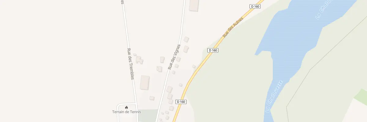 Plan du 24 Rue des Vignes à Chalou-Moulineux