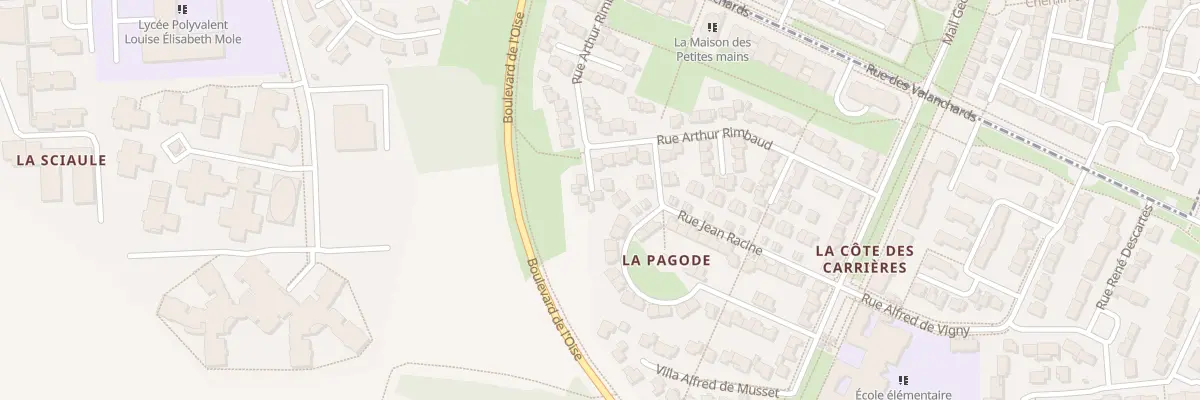Plan du 48 Rue Arthur Rimbaud à Jouy-le-Moutier
