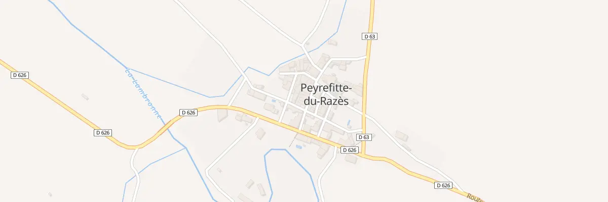 Plan du 20 Le Village à Peyrefitte-du-Razès