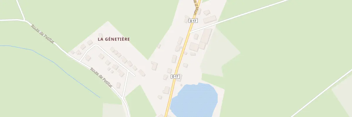 Plan du 23 Rte d’Ahun à Saint-Sulpice-les-Champs