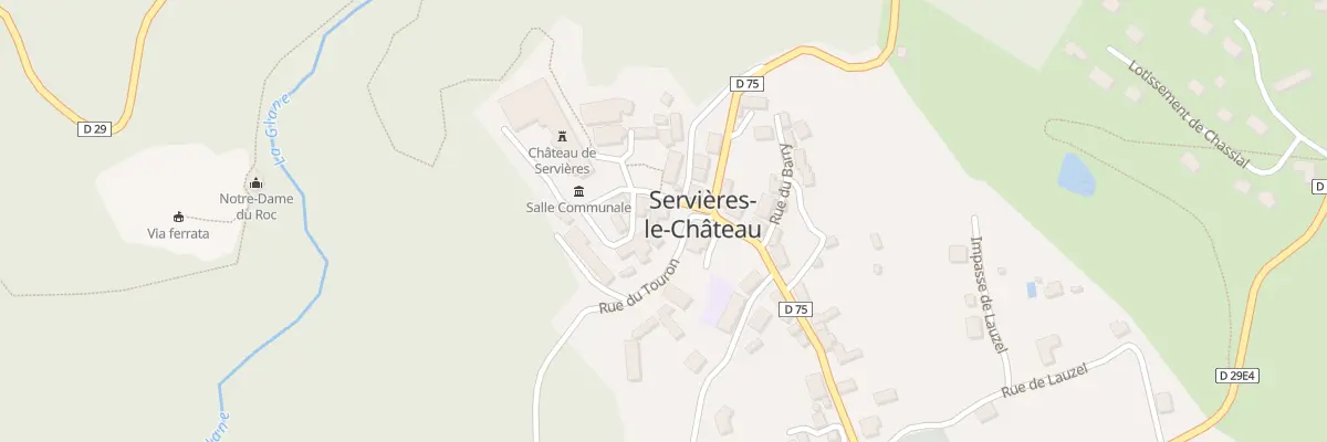 Plan du 4 Pl du Vieux Chêne à Servières-le-Château