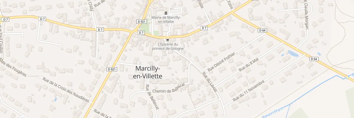 Plan du 42 Rue du Lavoir à Marcilly-en-Villette