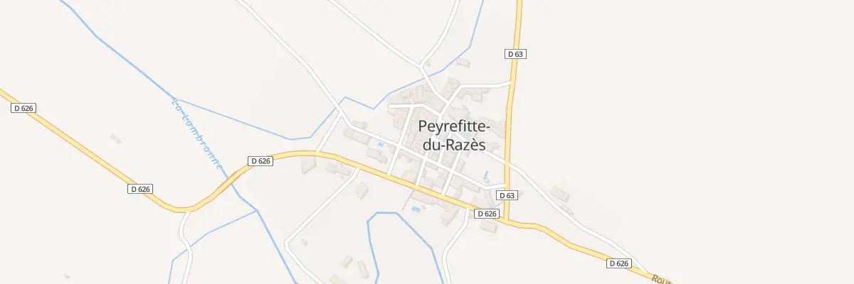 Plan du 19 Le Village à Peyrefitte-du-Razès