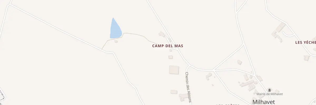 Plan du 5107 Camp Del Mas à Milhavet