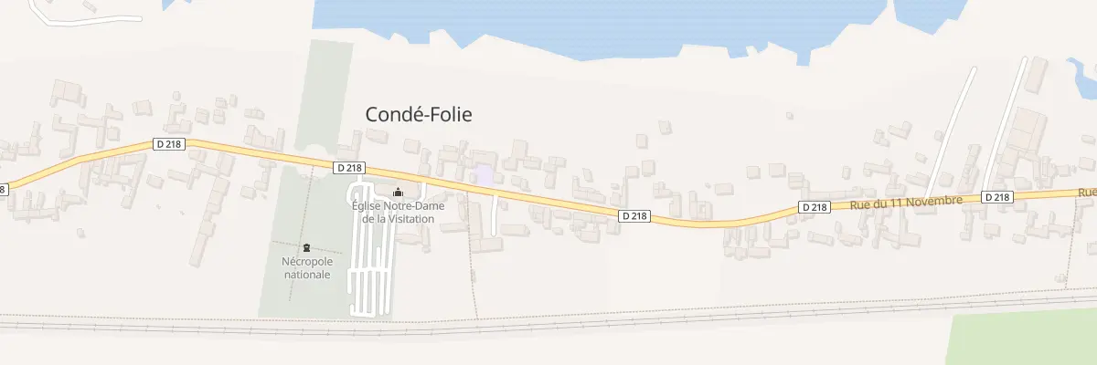Plan du 15 Rue du 11 Novembre à Condé-Folie