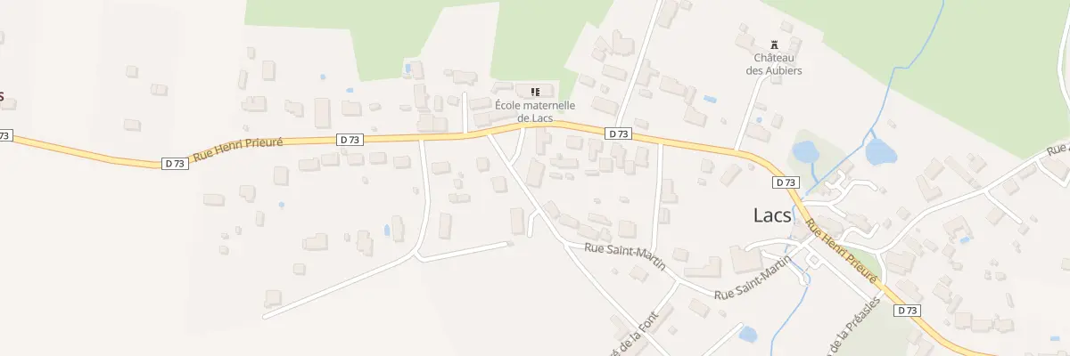 Plan du 22 Rue de la Fontaine à Lacs