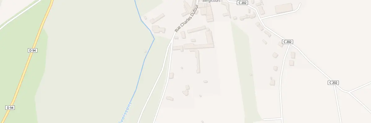 Plan du 70 Rue Charles Dufour à Bergicourt