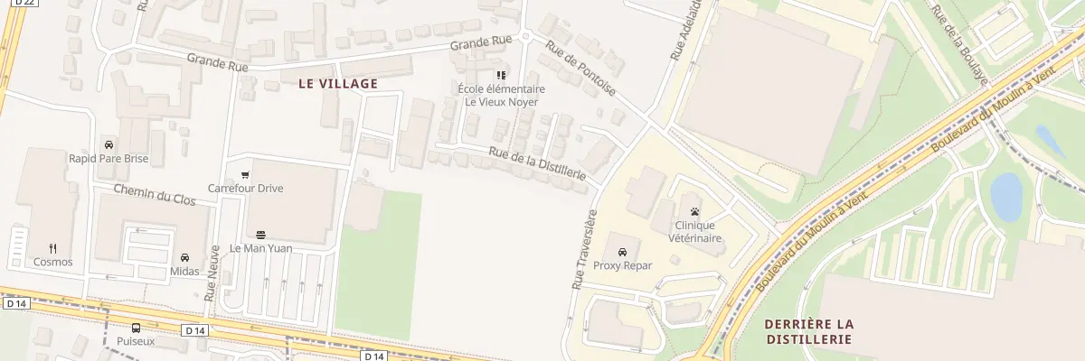 Plan du 8 Rue de la Distillerie à Puiseux-Pontoise