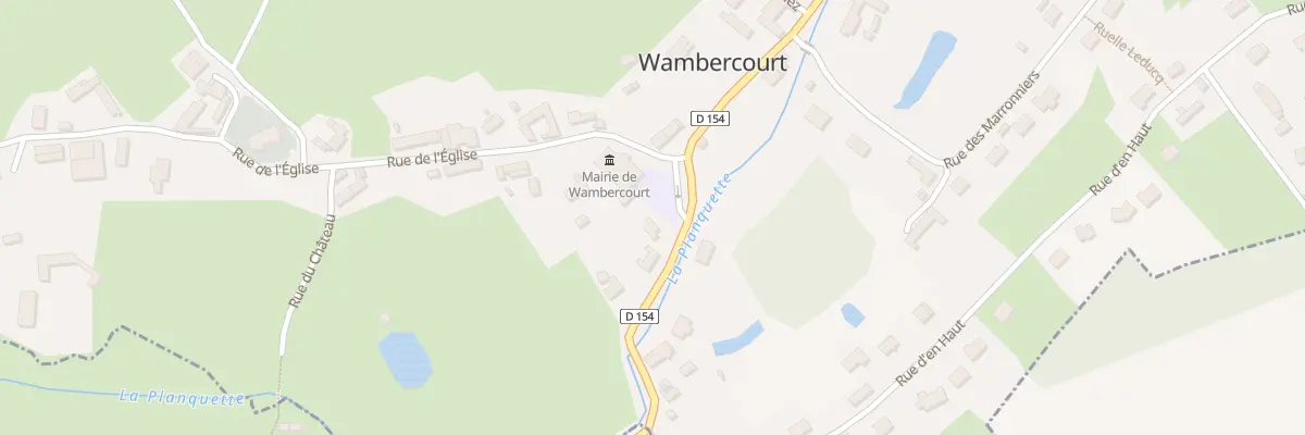 Plan du 3B Rue Principale à Wambercourt