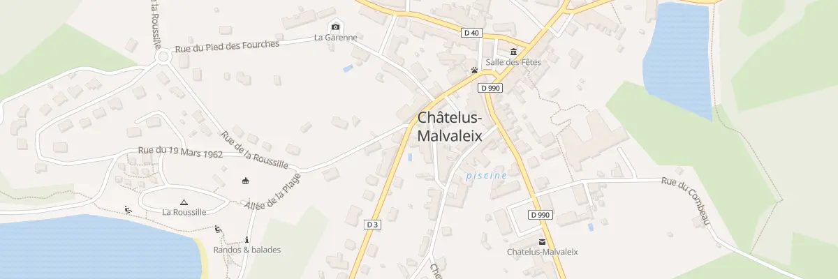 Plan du 4 Rue des Moutons à Châtelus-Malvaleix