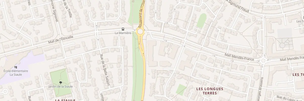 Plan du 125 Bd de l’Oise à Vauréal