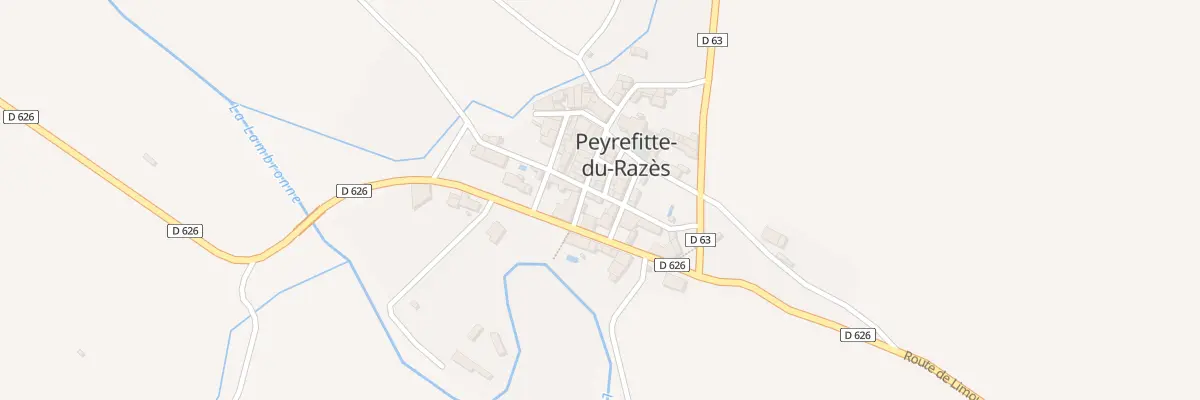 Plan du 45 Le Village à Peyrefitte-du-Razès