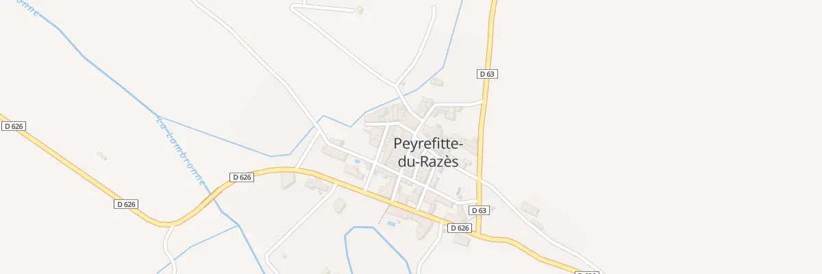 Plan du 9001 Rue de l’Eglise à Peyrefitte-du-Razès