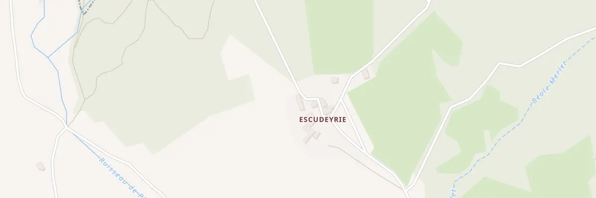 Plan du 5394F Escudeyrie à Planioles