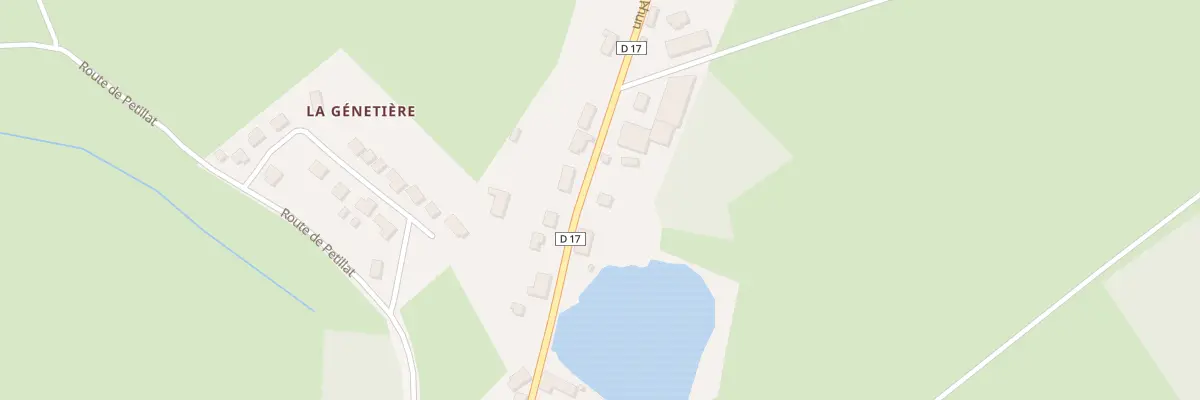 Plan du 16 Rte d’Ahun à Saint-Sulpice-les-Champs