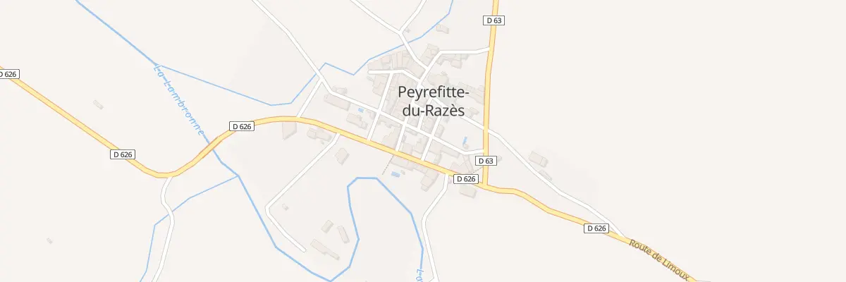 Plan du 27 Le Village à Peyrefitte-du-Razès