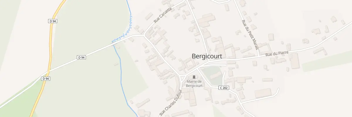 Plan du 43 Rue de l’Abreuvoir à Bergicourt