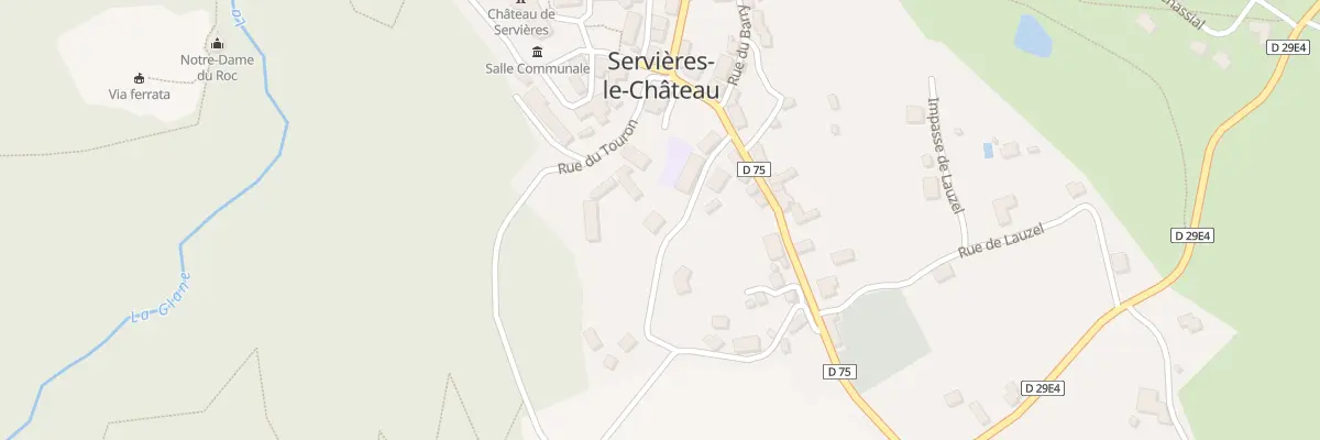 Plan du 8 Che du Pas des Horts à Servières-le-Château