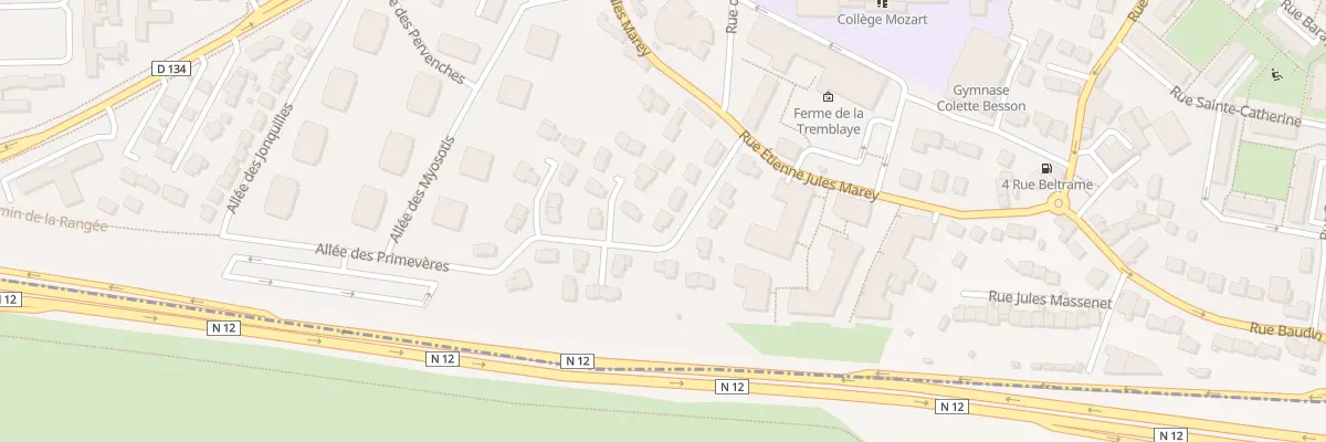 Plan du 6 Rue Auguste Laureau à Bois-d’Arcy