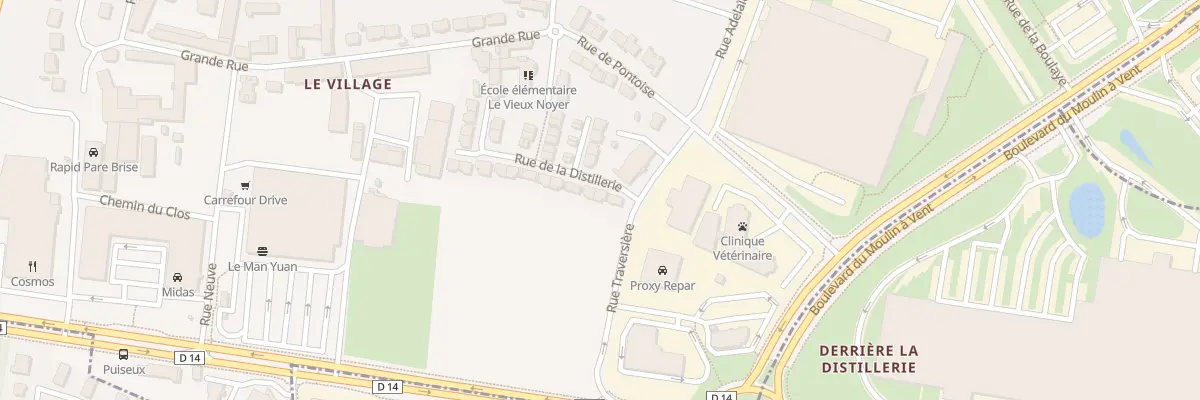 Plan du 4 Rue de la Distillerie à Puiseux-Pontoise