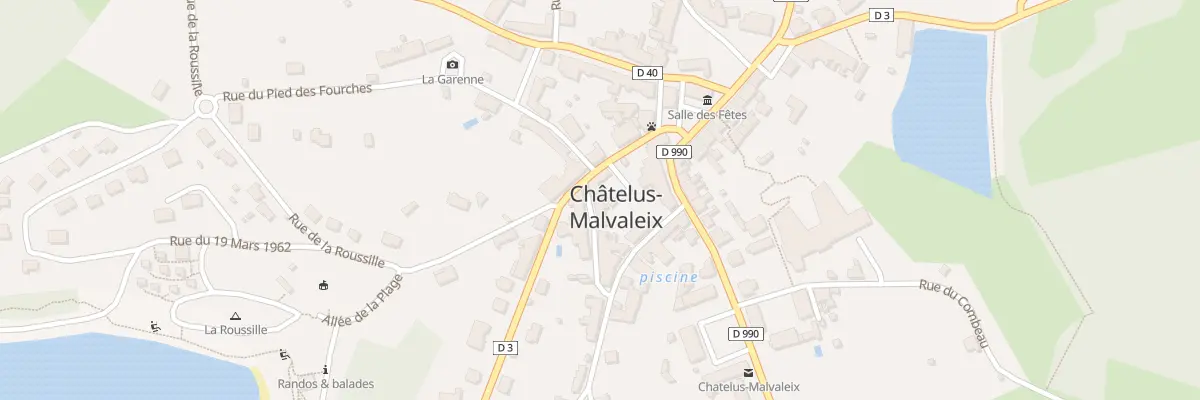 Plan du 1 Rue des Moutons à Châtelus-Malvaleix