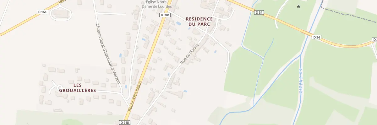 Plan du 21 Rue de l’Usine à Sainte-Lizaigne