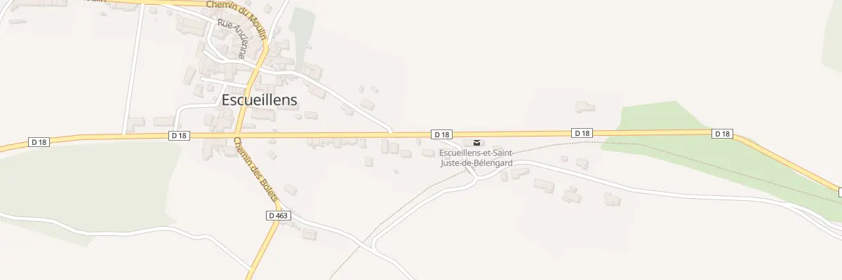 Plan du 1B Che des Amandiers à Escueillens-et-Saint-Just-de-Bélengard