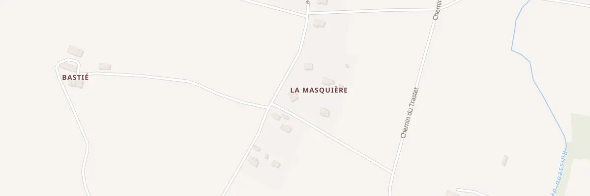 Plan du 287 La Masquiere-Nord à Saint-Papoul