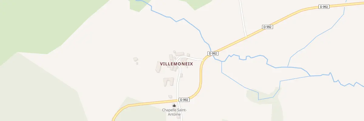 Plan du 15 Villemoneix à Gentioux-Pigerolles