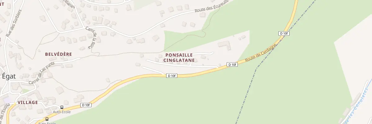 Plan du 1 Rue des Lupins à Égat