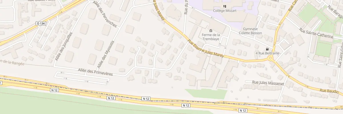 Plan du 4 Rue Auguste Laureau à Bois-d’Arcy