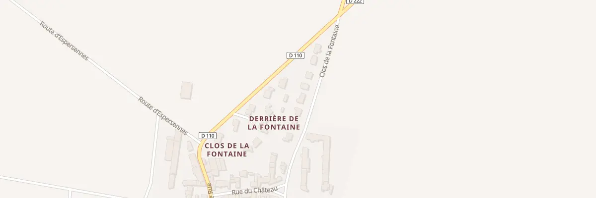 Plan du 14 Clos de la Fontaine à Outarville