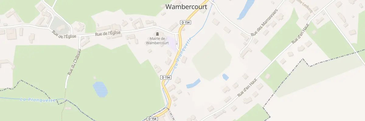 Plan du 8 Rue Principale à Wambercourt