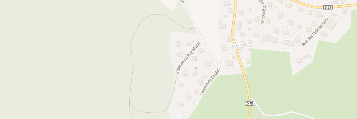 Plan du 5400 Imp du Puy Murat à Servières-le-Château