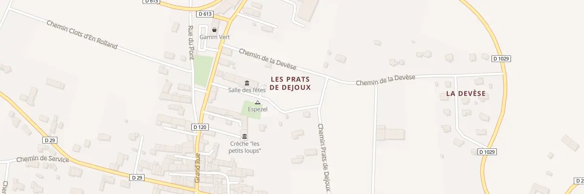 Plan du 12 Che de la Devèse à Espezel