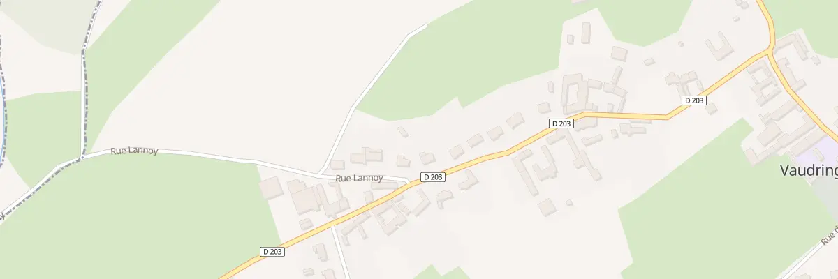 Plan du 28 Rue du Bout d’Amont à Vaudringhem