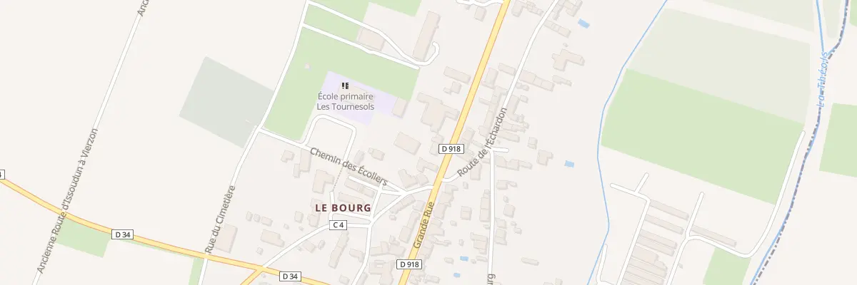 Plan du 3 Rte de Reuilly à Sainte-Lizaigne