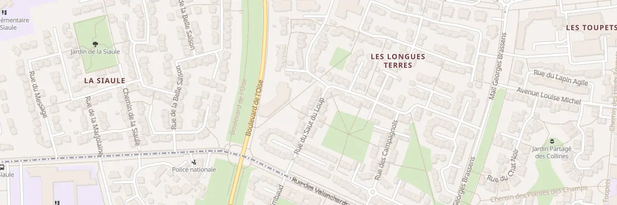 Plan du 33 Rue du Saut du Loup à Vauréal