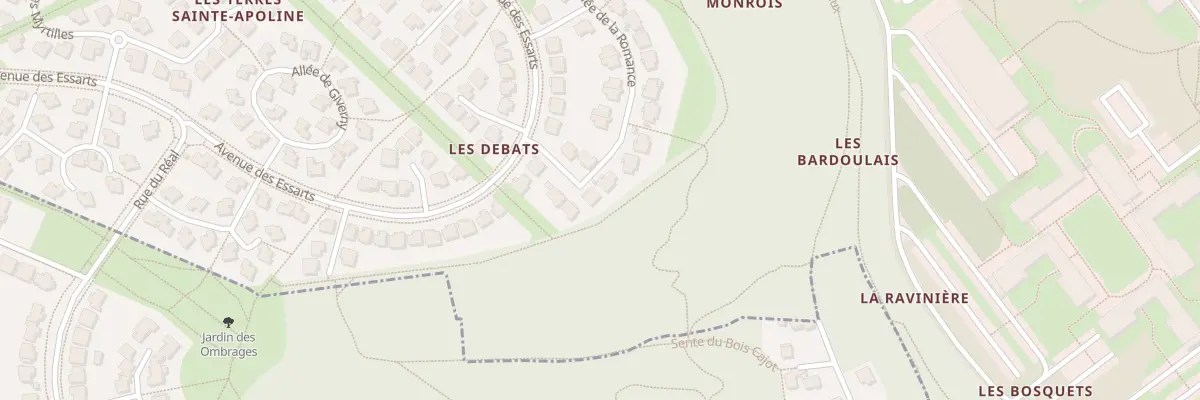Plan du 6 Rue de la Romance à Cergy