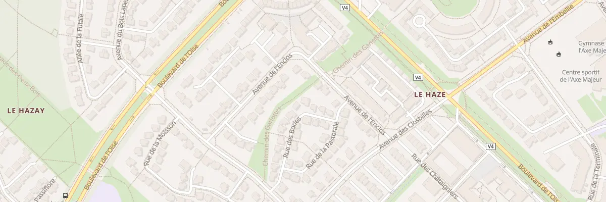Plan du 19 Rue des Bories à Cergy