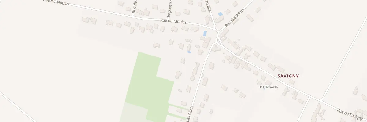 Plan du 744 Rue des Allots à Sandillon