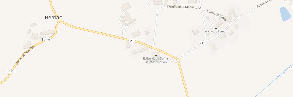 Plan du 5041 Bernac à Bernac