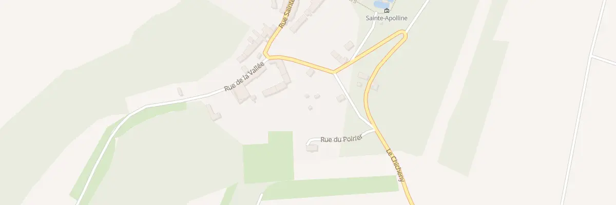 Plan du 4 Rue du Poirier à Chalou-Moulineux