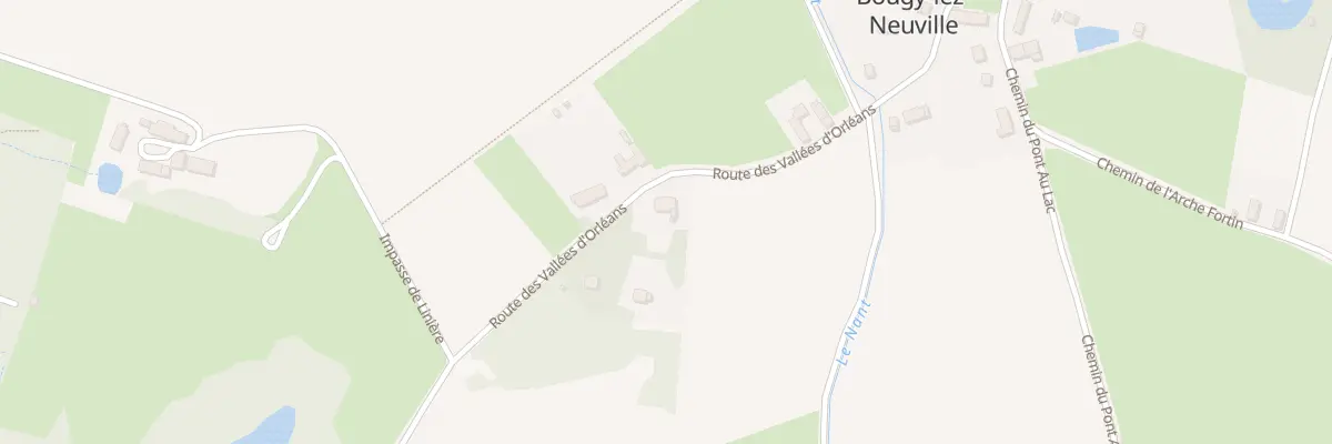 Plan du 27 Rte des Vallées d’Orléans à Bougy-lez-Neuville