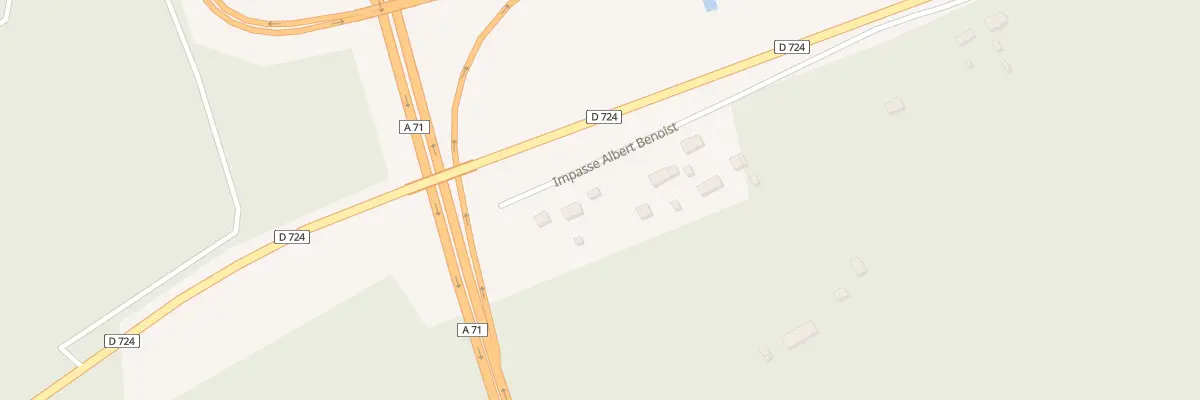 Plan du 8 Imp Albert Benoist à Salbris