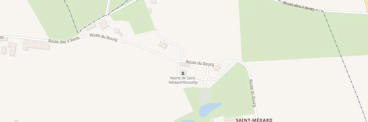 Plan du 5004 St Medard à Saint-Médard-Nicourby