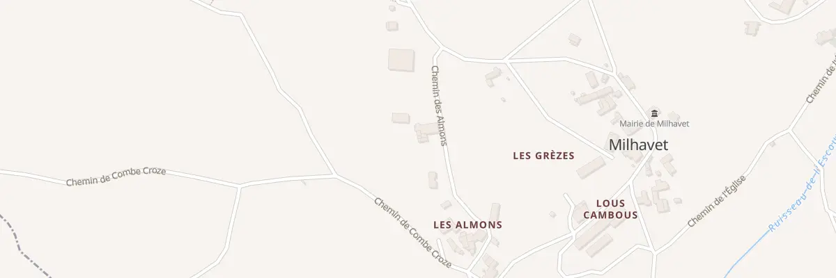 Plan du 5013 Les Almons à Milhavet