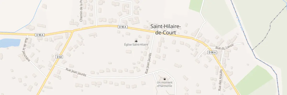 Plan du 23 Rue Jean Jaurès à Saint-Hilaire-de-Court